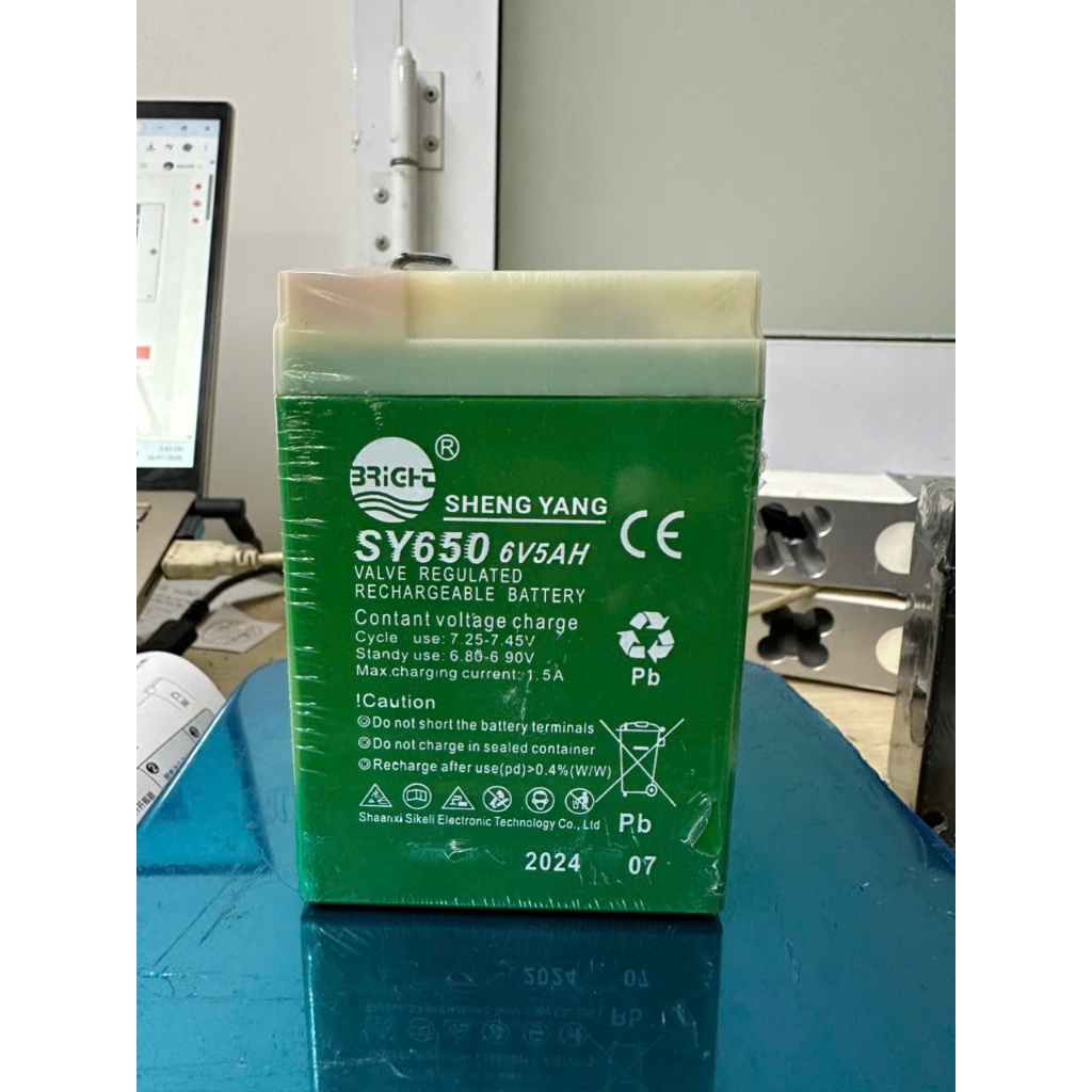 Ắc quy kho SY650A (6v/5Ah) (PIN CÂN ĐIỆN TỬ)