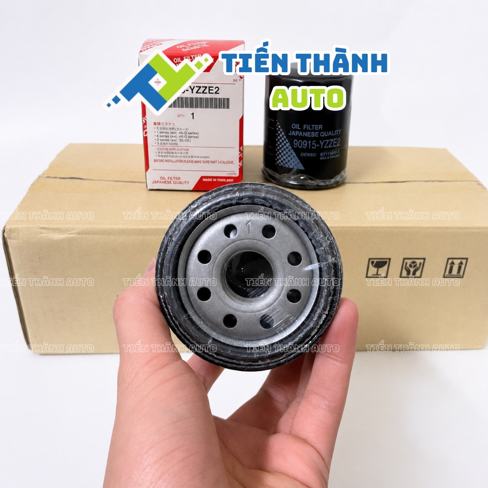 Lọc nhớt (lọc dầu) động cơ xe Camry, Zace, Rav4, Altis cốc sắt (Mã: 90915-YZZE2/90915YZZE2/909151000