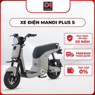 Xe Đạp Trợ Lực ĐIện - Mandi Plus S - Phiên Bản Dành Cho Học Sinh Dưới 16 Tuổi