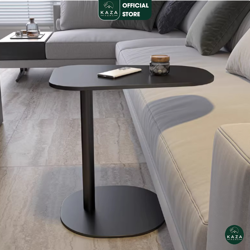 Bàn trà sofa bàn trà đơn chân sắt sơn tĩnh điện thương hiệu ILUMIA - GM116