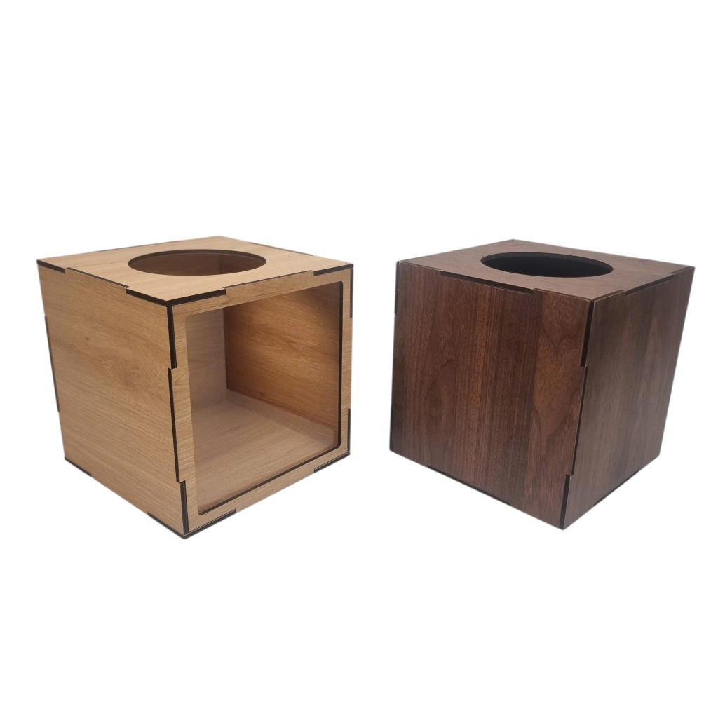 Thùng Bốc Thăm Trúng Thưởng , Thùng Bỏ Phiếu Gỗ Plywood Phủ Melamine kết hợp Mica Trong Suốt -  GXHO