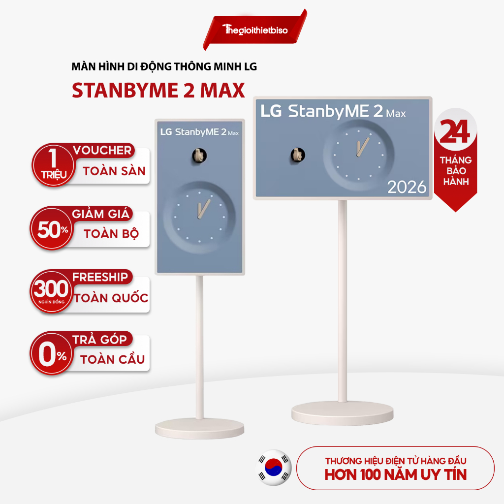 [GIÁ TẠI KHO] - Smart Monitor LG Smart Monitor Swing 32LX6BWGA 32 inch/LG StanbyME 2 Max LX6 32 inch