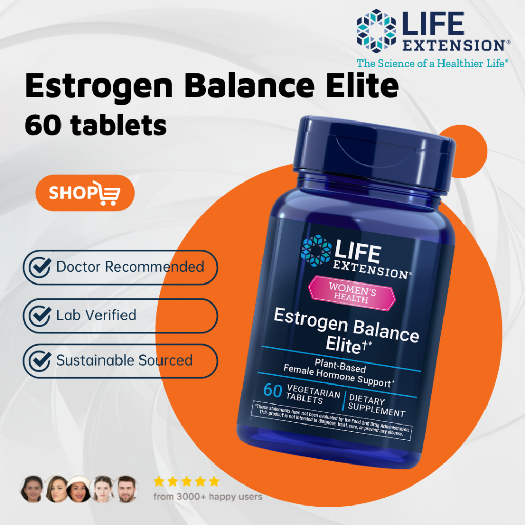 Viên uống Life Extension Estrogen Balance Elite hỗ trợ sức khỏe phụ nữ