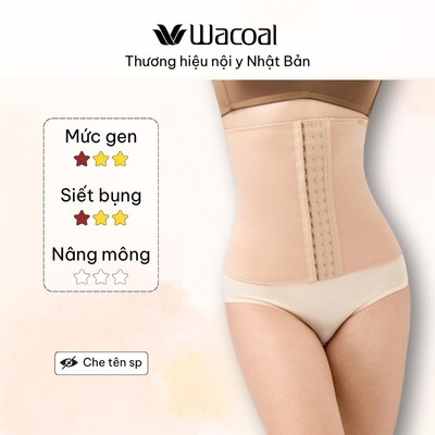 Đai nịt bụng Wacoal IWN125 gen nip siết eo corset 4 xương - WN125