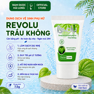 [Hàng mẫu] Dung dịch vệ sinh phụ nữ Revolu trầu không 7,5ml lành tính an toàn dịu nhẹ ngăn ngừa viêm nấm