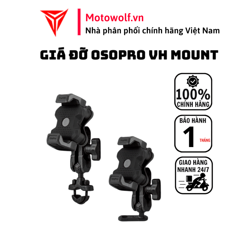 GIÁ ĐỠ ĐIỆN THOẠI OSOPRO VH MOUNT XOAY 360 ĐỘ CHÍNH HÃNG