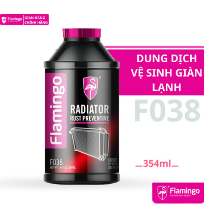 Dung dịch vệ sinh giàn lạnh ô tô Flamingo F038 354ml, Làm sạch nhanh, bảo vệ động cơ hiệu quả