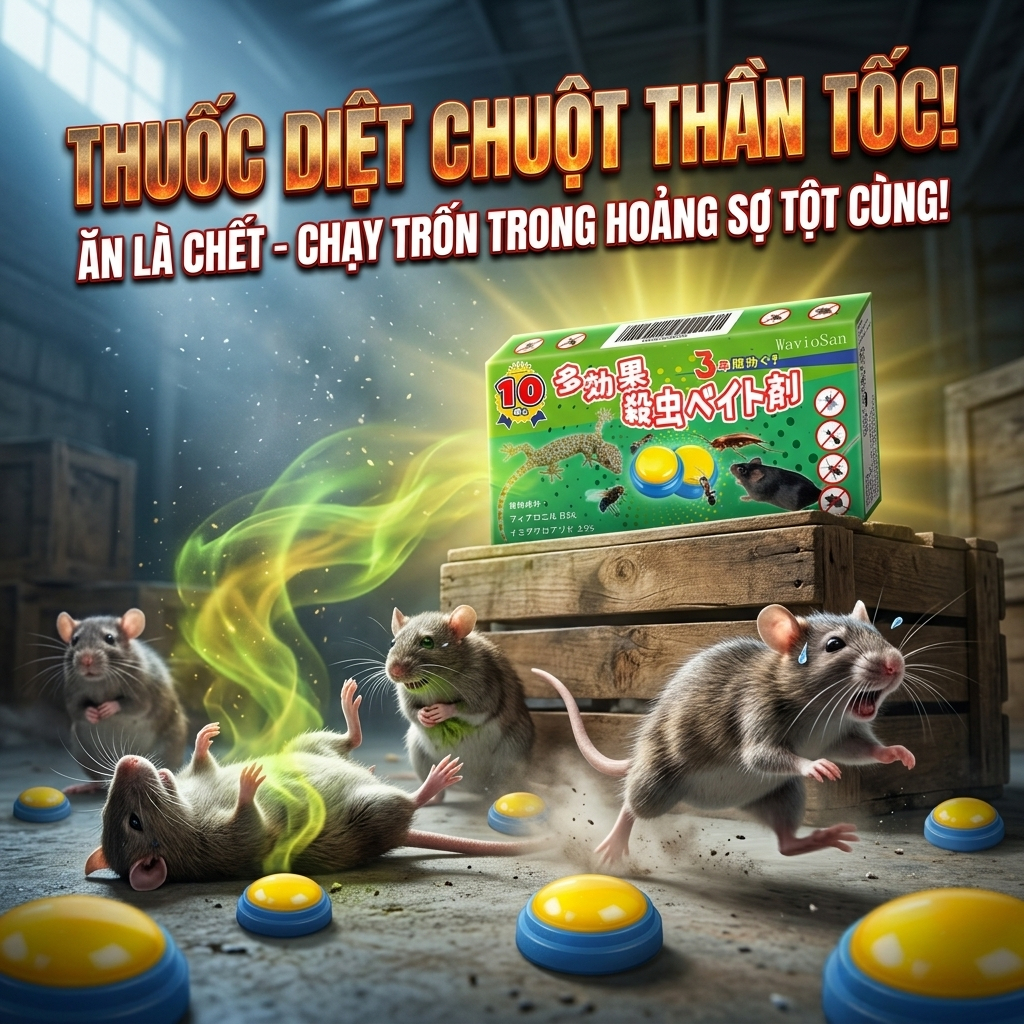 🐭 Diệt chuột tận ổ chỉ sau vài ngày🐭BT bả diệt chuột thuốc diệt chuột Diệt sạch chuột cứng đầu