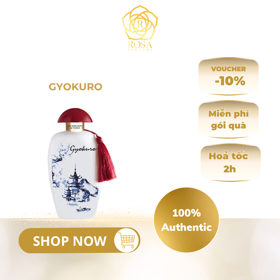 I Chính hãng I Gyokuro EDP  100ml I Nước hoa Unisex I  Nước Hoa Trà Nhật Bản  I Rosaperfume
