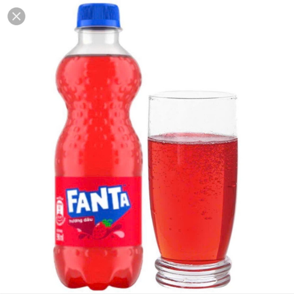 1 Chai 390ml nước giải khác FANTA hương dâu