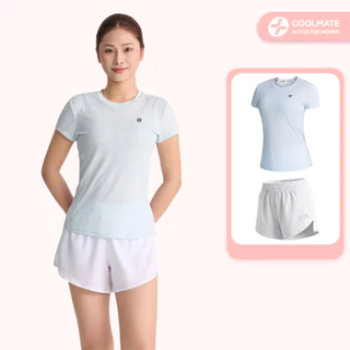 Set Đồ Thể Thao Nữ Áo Tight/Core & Short 1 lớp Swift chạy bộ, tập gym, cầu lông - Coolmate Women