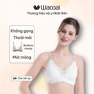 Áo lót ren Wacoal IOB3507 Trendy Bra không gọng nâng nhẹ - OB3507 smart size