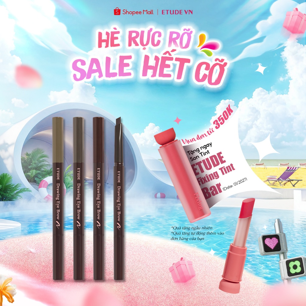 Bút Kẻ Mày ETUDE Drawing Eye Brow 7 màu, 0.25g