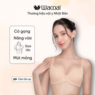 Áo ngực có gọng Wacoal IHB3015 (có size lớn) mút mỏng nâng vừa - HB3015