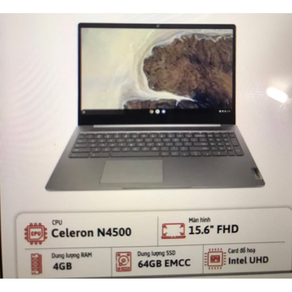Laptop Lenovo IdeaPad 3 Celeron N4500 4GB/64GB