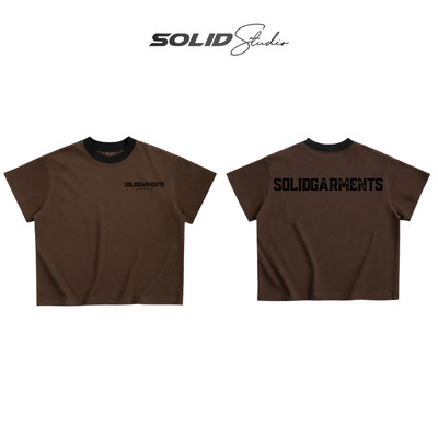 Áo Thun Boxy "SLDGAR" SolidStudio Local Brand Unisex Nam Nữ Oversize - TS73