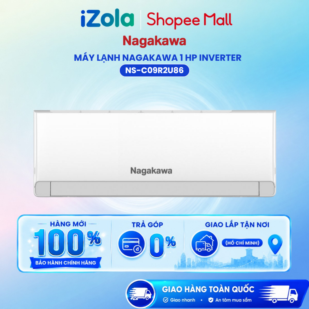NS-C09R2T30 - Máy lạnh Nagakawa 1 HP NS-C09R2T30 - Hàng chính hãng