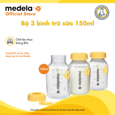 Bình trữ sữa | Medela bộ 3 bình 150ml