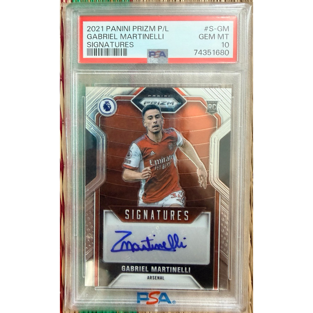 Auto Gabriel Martinelli PSA 10