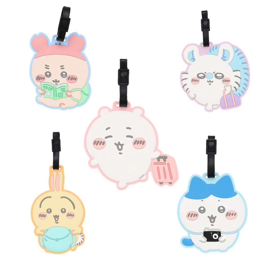 Chiikawa Travel Series Luggage Tag: Chiikawa / Hachiware / Usagi / Momonga / Furuhonya — Ships from 
