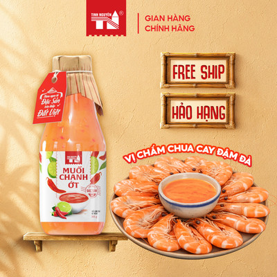 Muối Chanh Ớt Tây Ninh Tinh Nguyên (345g) - Xốt Muối Ớt Đỏ
