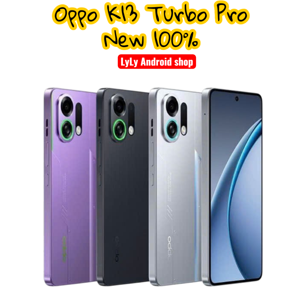 Điện thoại Oppo K13 Turbo Pro bản nội địa mới 100% Sealbox, hiệu năng cao và quạt tản nhiệt | BigBuy360 - bigbuy360.vn