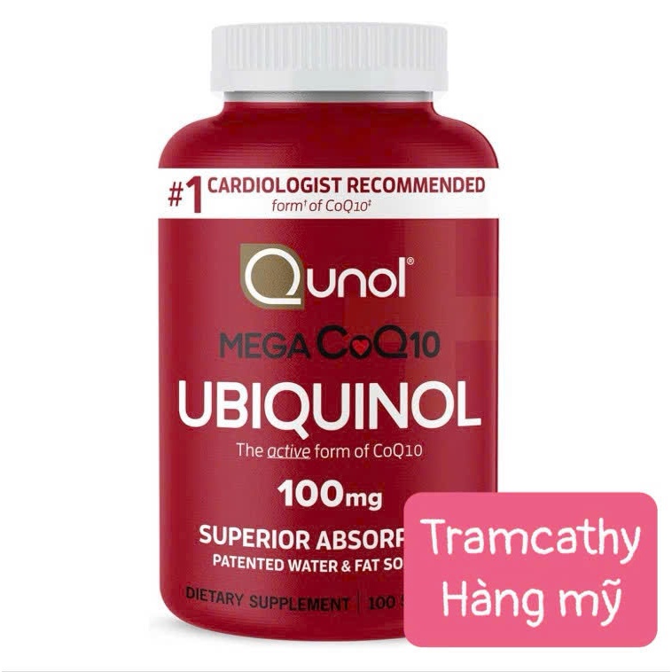 Qunol CoQ10 Ubiquinol 100mg 120v