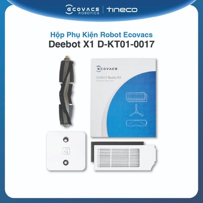 Hộp Phụ Kiện Robot Ecovacs (Chổi, Màng Lọc) Cho Ecovacs Deebot X1 D-KT01-0017
