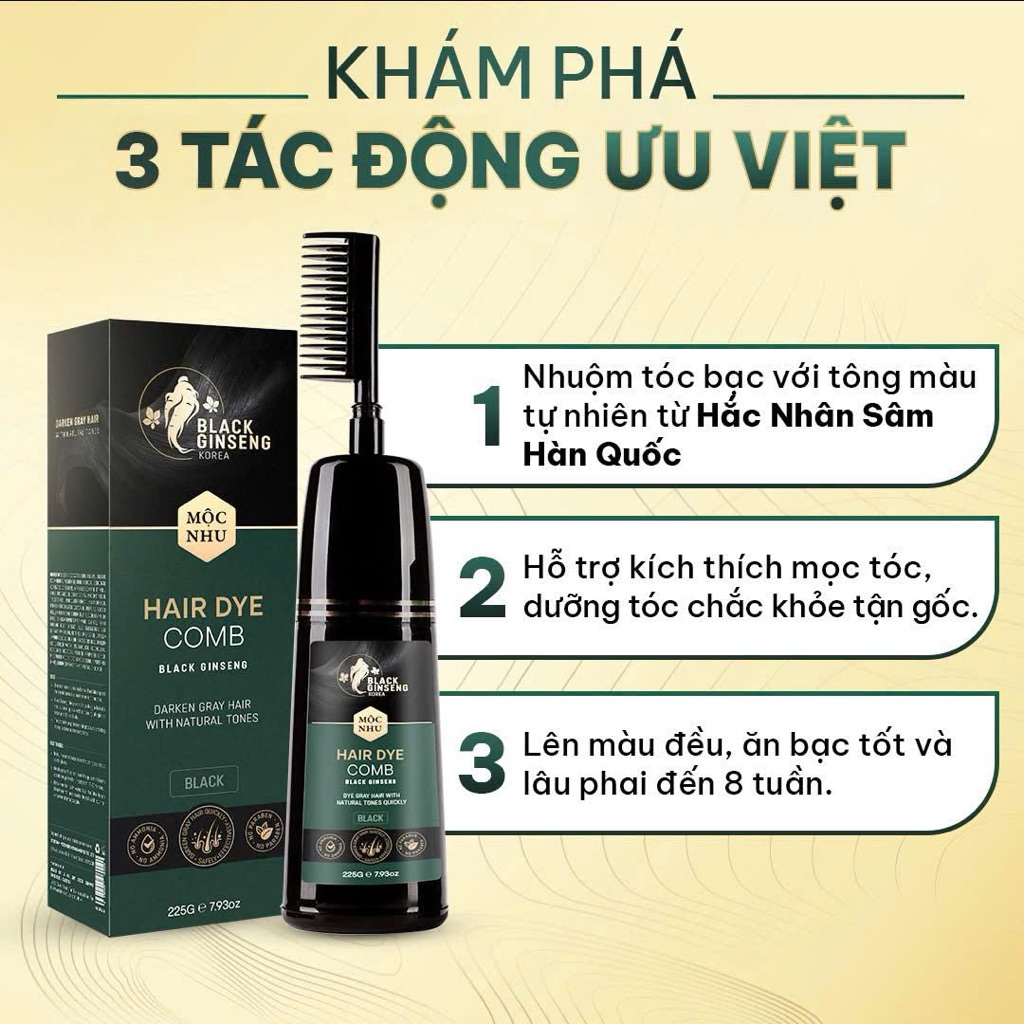 lược phut bạc chính hãng MỘC NHU