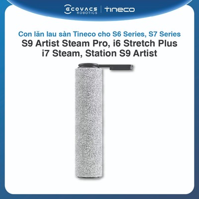 Con lăn lau sàn Tineco cho S6 Series, S7 Series, S9 Artist Steam Pro, i6 Stretch Plus , i7 Steam, Station S9 Artist