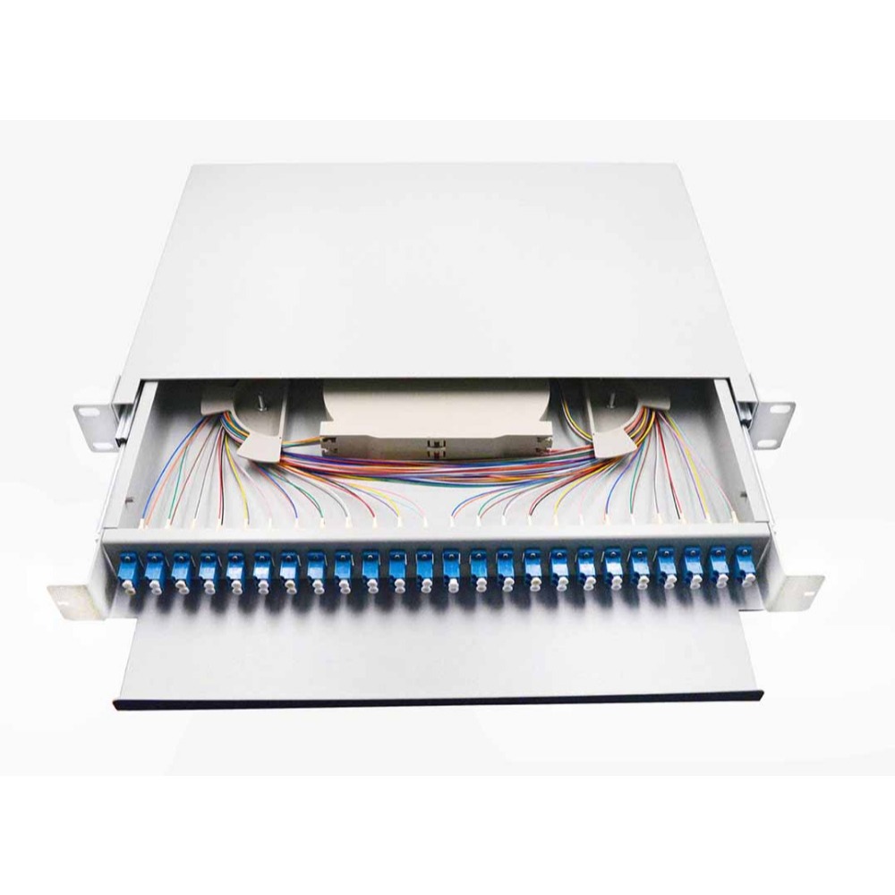 ODF 12FO khay trượt gắn rack full phụ kiện chất lượng cao