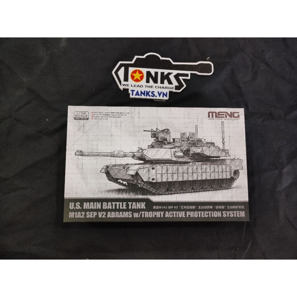 Bộ kit lắp ráp xe tăng chiến đấu M1a2 sep v2 1/72