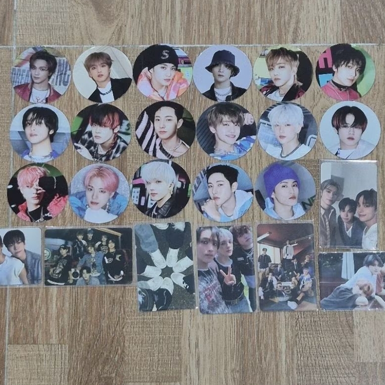 Card ảnh thẻ bo góc NCT DREAM 127 tròn (circle card) và card group (jeno jaemin jisung jaehuyn mark 
