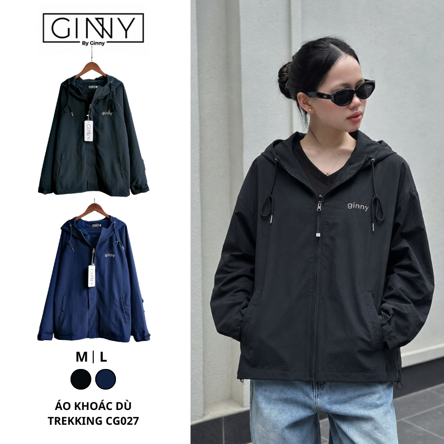[BST MỚI] Áo khoác dù Trekking 𝐆𝐈𝐍𝐍𝐘 CG-027 Nam Nữ Thể Thao Form Basic Chống Nắng Chống Nước