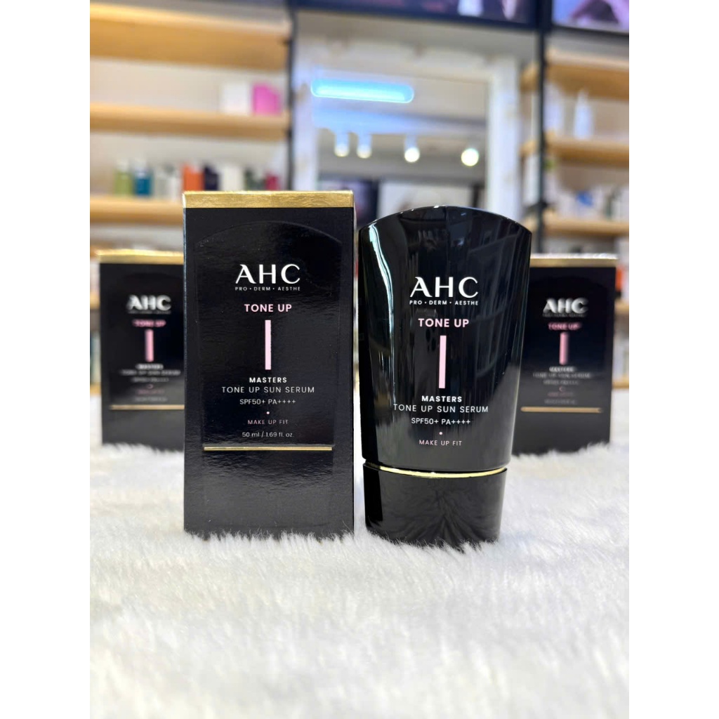 [AHC] Serum Chống Nắng Nâng Tone AHC Masters Tone-Up Sun Serum Make Up Fit SPF 50+/PA++++ 50ml