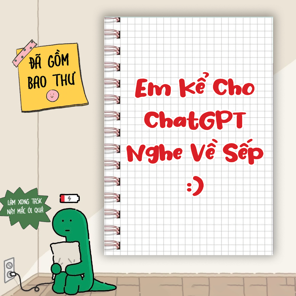 Thiệp Viết Tay ChatGPT  - Lời Nhắn Cho Sếp - Postcard ChatGPT - Văn Phòng Phẩm 19