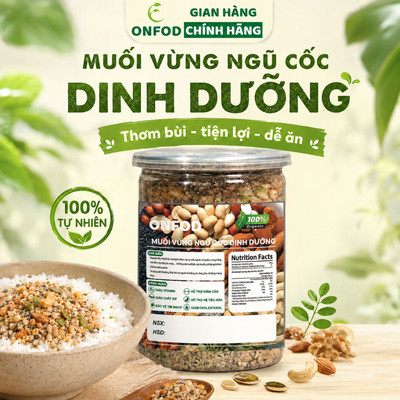 Muối vừng ngũ cốc dinh dưỡng healthy onfod ăn kiêng giảm cân thực dưỡng cho người tiểu đường, gym yoga, bà bầu