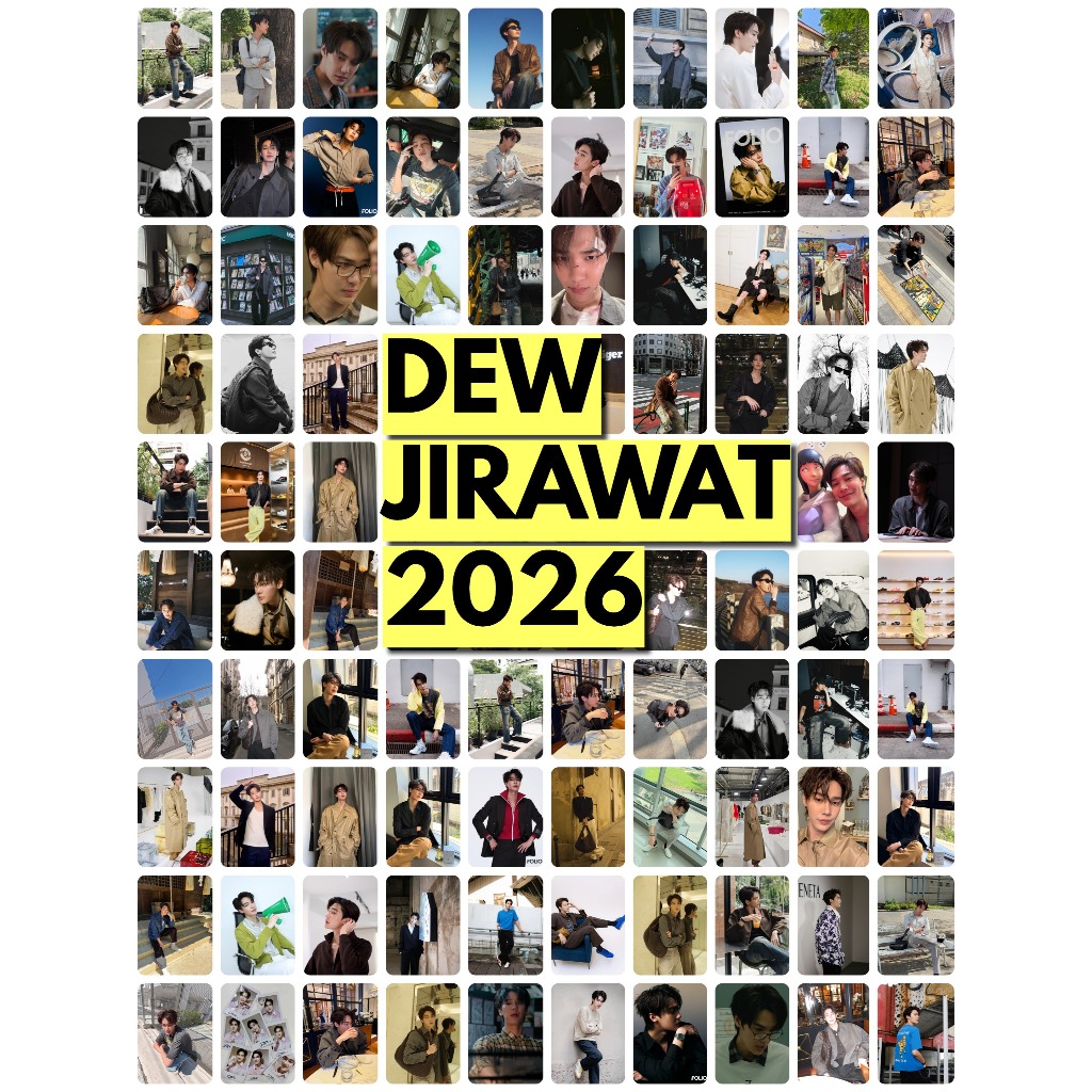 SET 10-20-30 CARD BO GÓC 1 MẶT ẢNH DEW JIRAWAT 2026 NGẪU NHIÊN NHIỀU LOẠI CÓ THEO YÊU CẦU