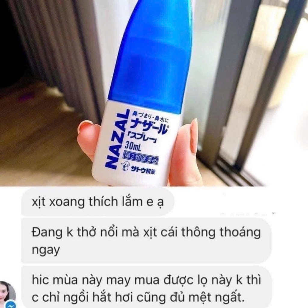 THUỐC XỊT XOANG NAZAL NHẬT BẢN 30ML