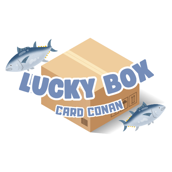 Lucky box card hộp quà nhân phẩm thẻ bài anime, hoạt hình conan kayou