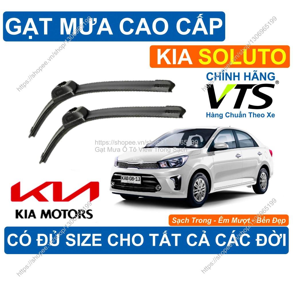 Gạt Mưa A8 Kính Lái KIA SOLUTO, Cặp Gạt Mưa Kính Lái KIA SOLUTO., Có Đủ Size Cho Các Đời Xe KIA SOLU
