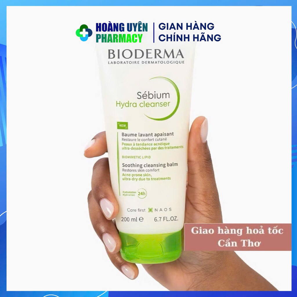 [DATE MỚI-NHẬP KHẨU CHÍNH HÃNG] Bioderma Sebium Hydra Cleanser - Sữa rửa mặt cho da mụn nặng