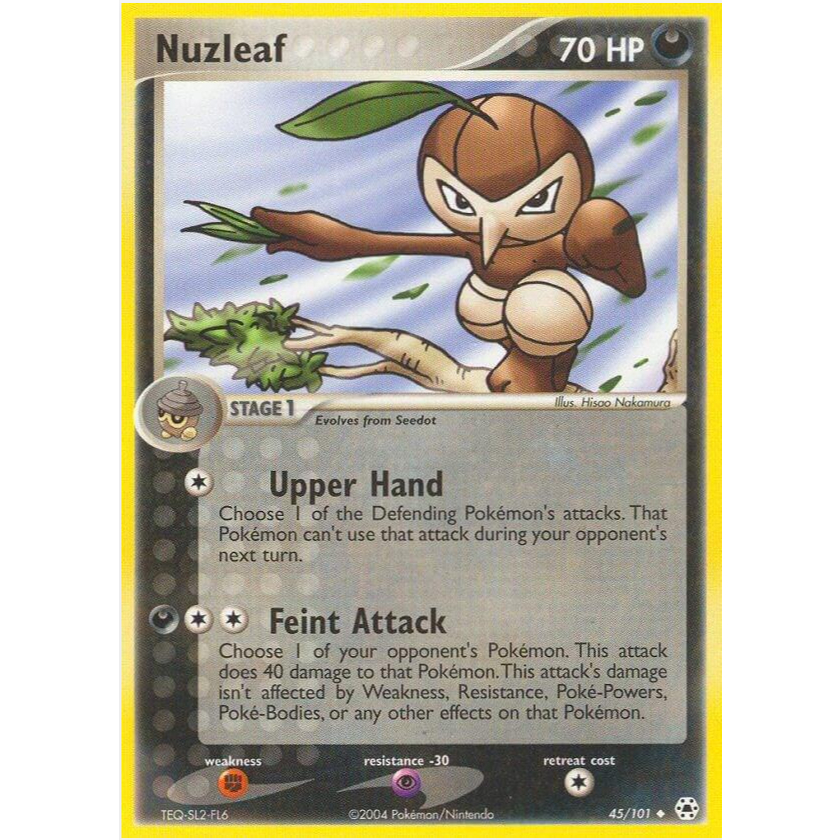 [Thẻ bài Pokemon TCG] Nuzleaf 45/101 Uncommon
