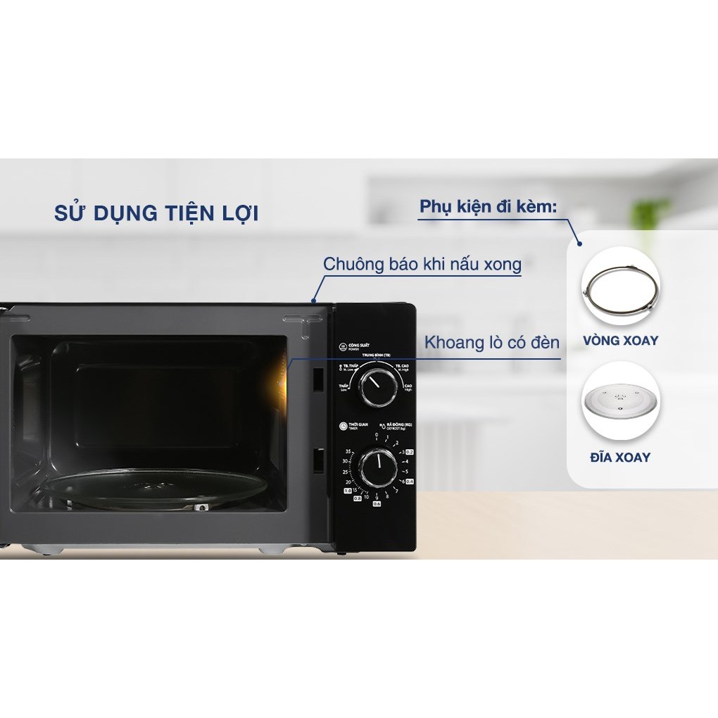 Lò vi sóng Toshiba MW2-MM20P(BK) 20 lít