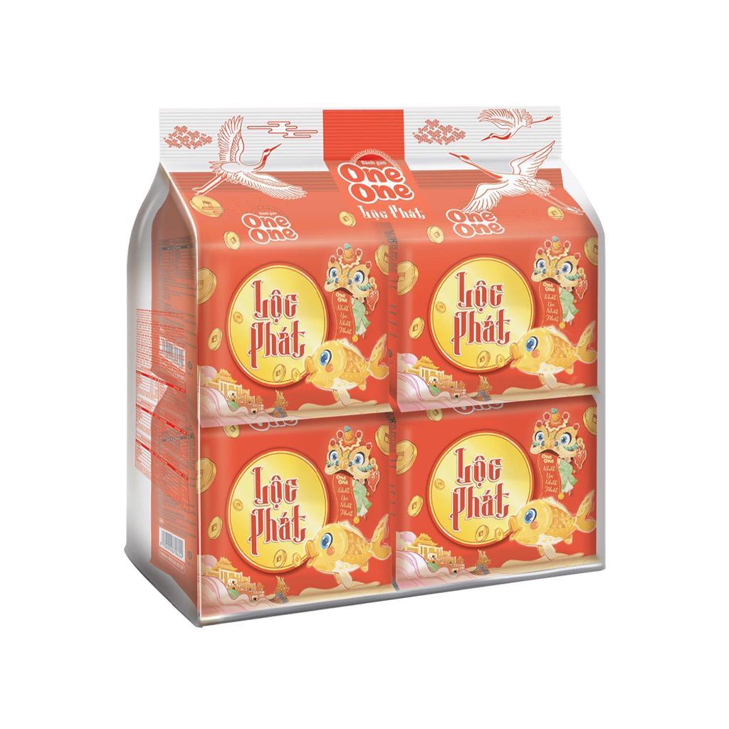 [Q.3 TPHCM] Bánh gạo One One Lộc phát gói 198g Bánh gạo tết One one lộc phát