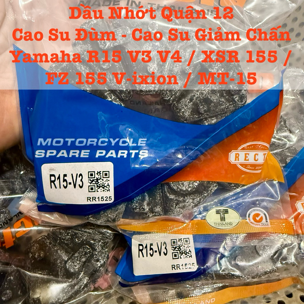 Cao Su Đùm - Cao Su Giảm Chấn Yamaha R15 V3 / MT-15 / XSR 155 / FZ155i V-ixion - Recto Thailand
