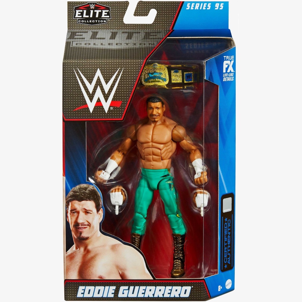 (New - Nguyên Seal) Mô Hình WWE Eddie Guerrero - Elite 95 (Có Ảnh Chụp Thật)