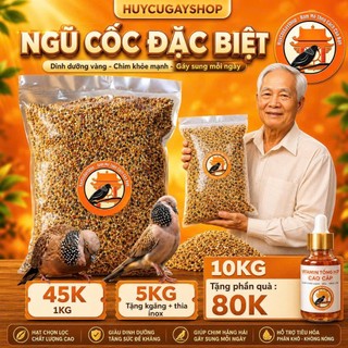 ngũ cốc chim gáy Đặc Biệt 18 Loại Hạt "Căng Lửa Cực Đại", Hút Chân Không, Quà Khủng