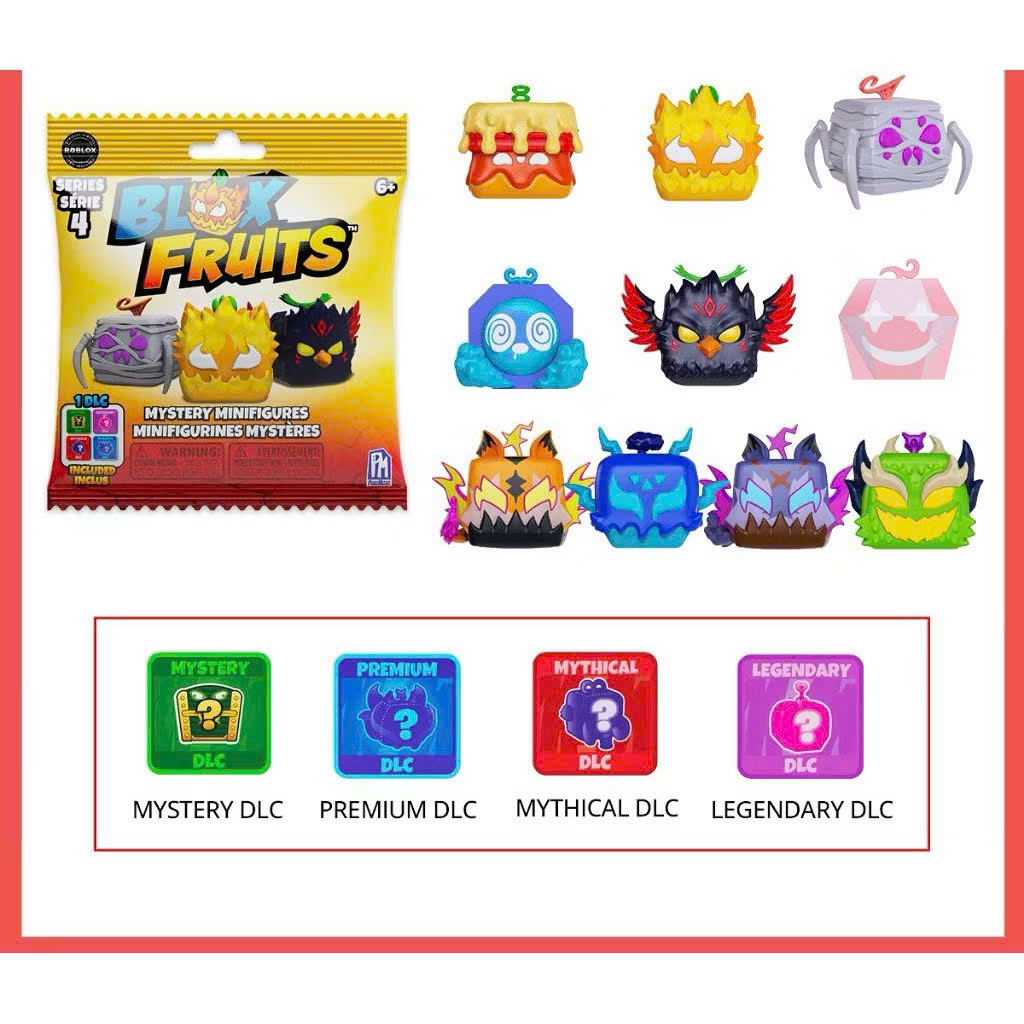 Đồ Chơi Mô Hình Bí Ẩn Series số 4 -BLOX FRUITS- Giao Hàng Ngẫu Nhiên( 1 sản phẩm gồm 1 mô hình và 1 
