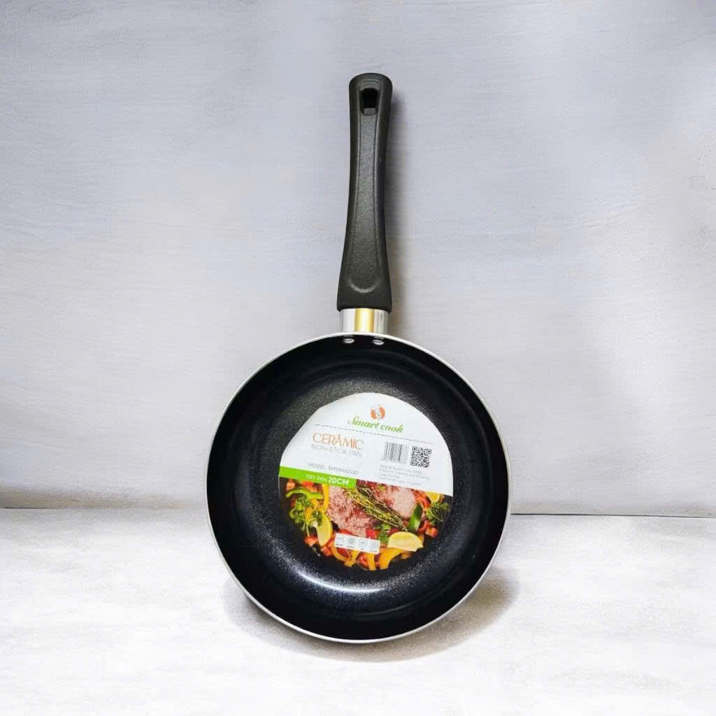 Chảo chống dính Ceramic thương hiệu Elmich Smartcook model SM5996OV20 size 20cm - HKM Vitadairy.
